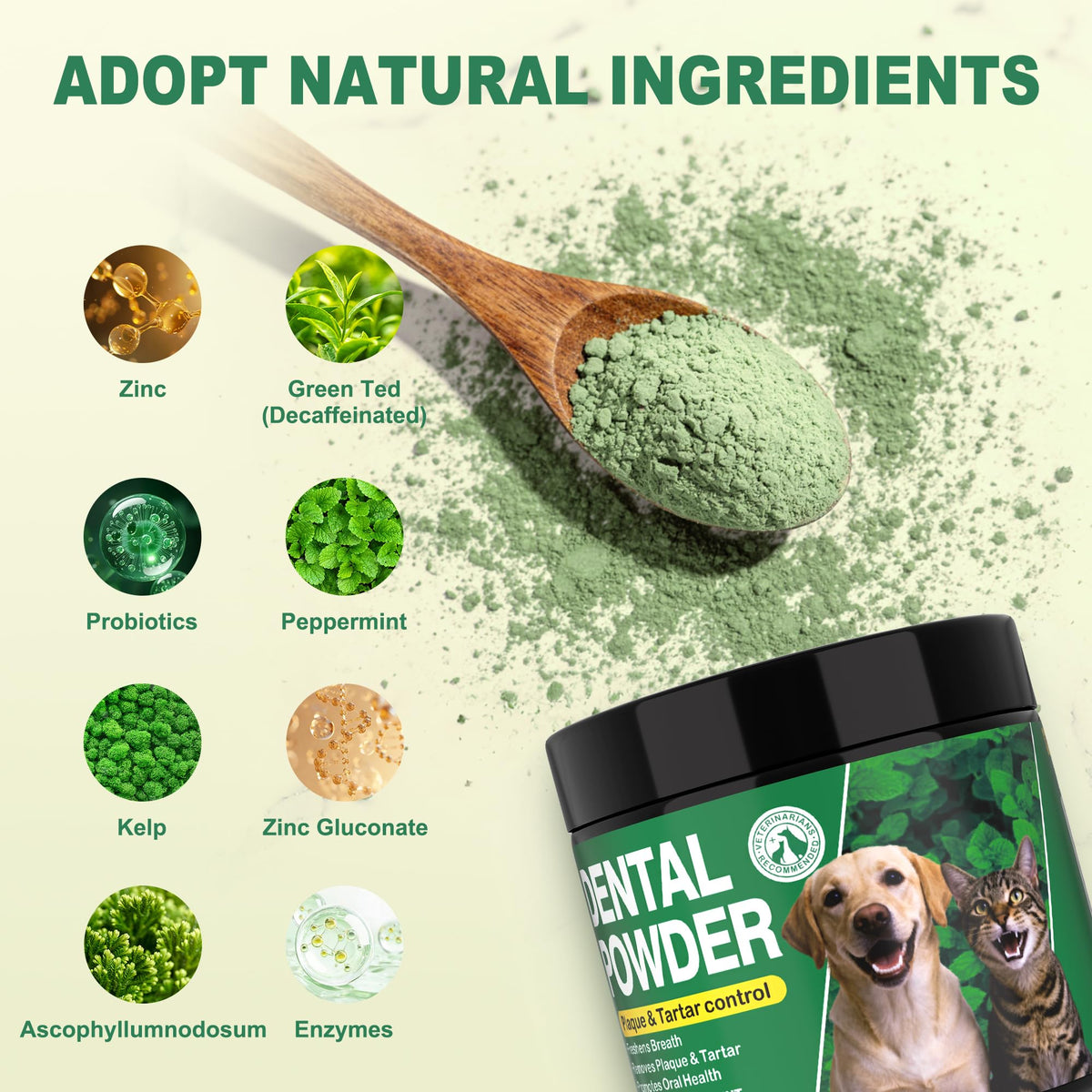 Kiuquty dental powder ingredient overview